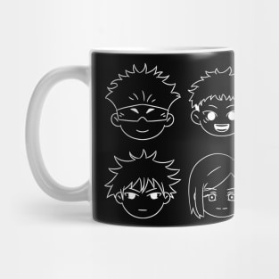 Cute Gojo, yuji, megumi, nobara team Mug